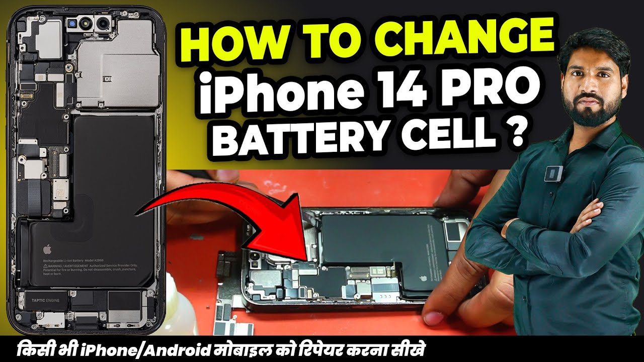 Mobile Repairing Practical Training | iPhone 14 Pro Battery Cell Change | Mobile repair course