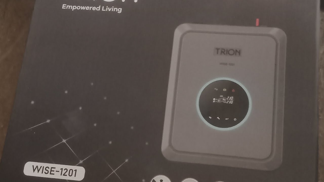 TRION SOLAR INVRTER wise-1201 fitting and AC DC wiring