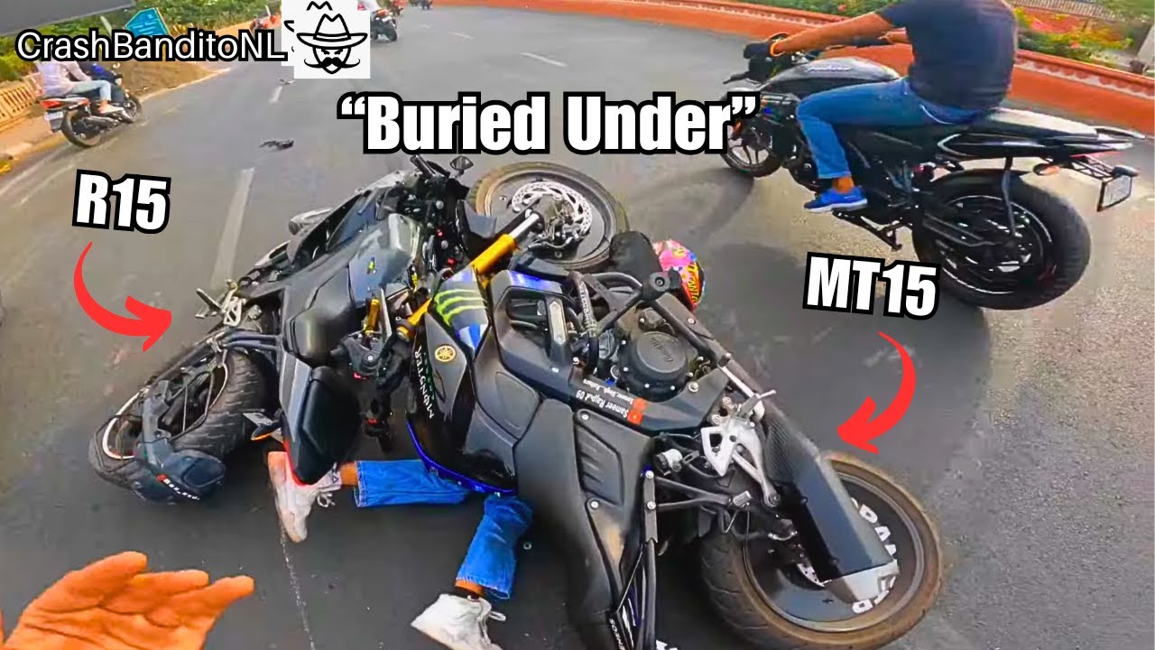 Экстремальные аварии и моменты с мотоциклами! | CrashBanditoNL