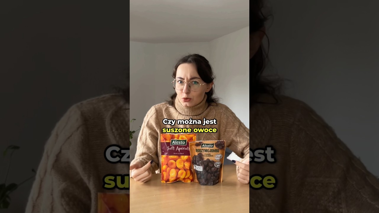 DIETETYK OCENIA: SUSZONE OWOCE NA DIECIE?! 🤔🍏