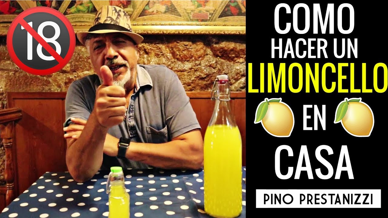 ¿Cómo hacer LIMONCELLO en casa? | Pino Prestanizzi