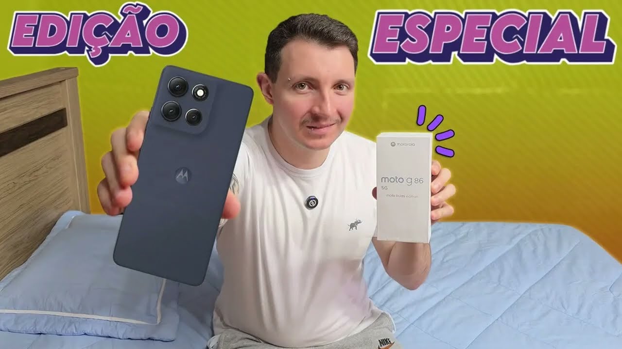 🚨Moto Edge 60 Pro — BATERIA 6000mAh, IP69, Militar, Gorilla Glass 7i e Moto IA! UNBOXING