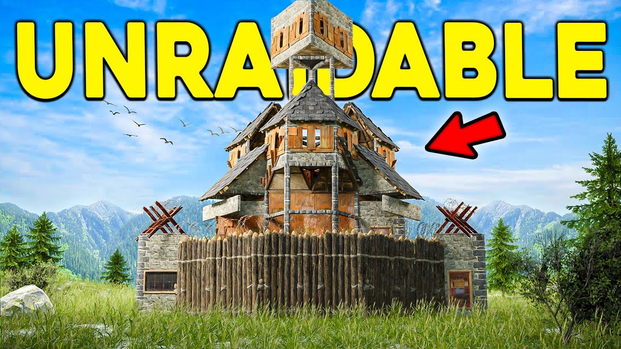 Rust - Living in a BUDGET 98.7% Unraidable Solo Base..