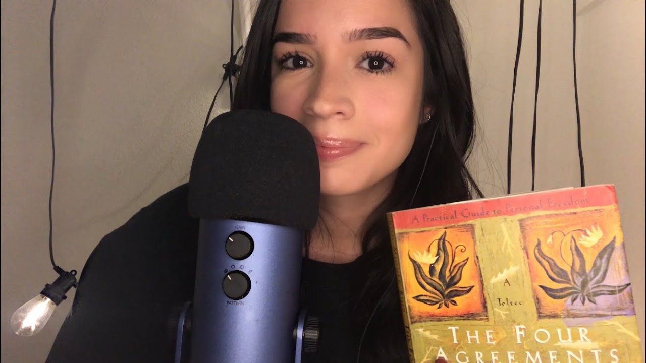 ASMR Ear to Ear Inaudible Reading/Mouth Sounds