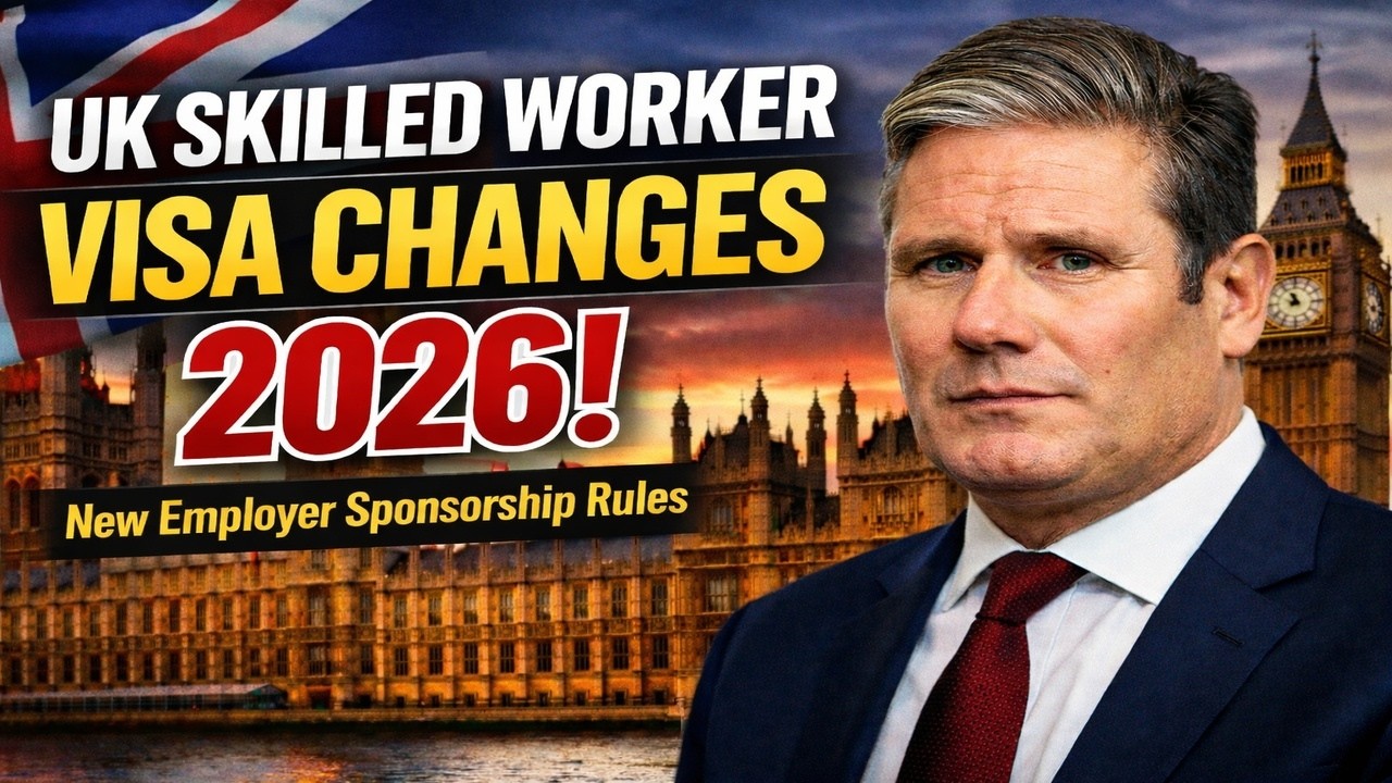 Breaking 2026 UK Skilled Worker Visa Changes | New Employer Sponsorship Rules