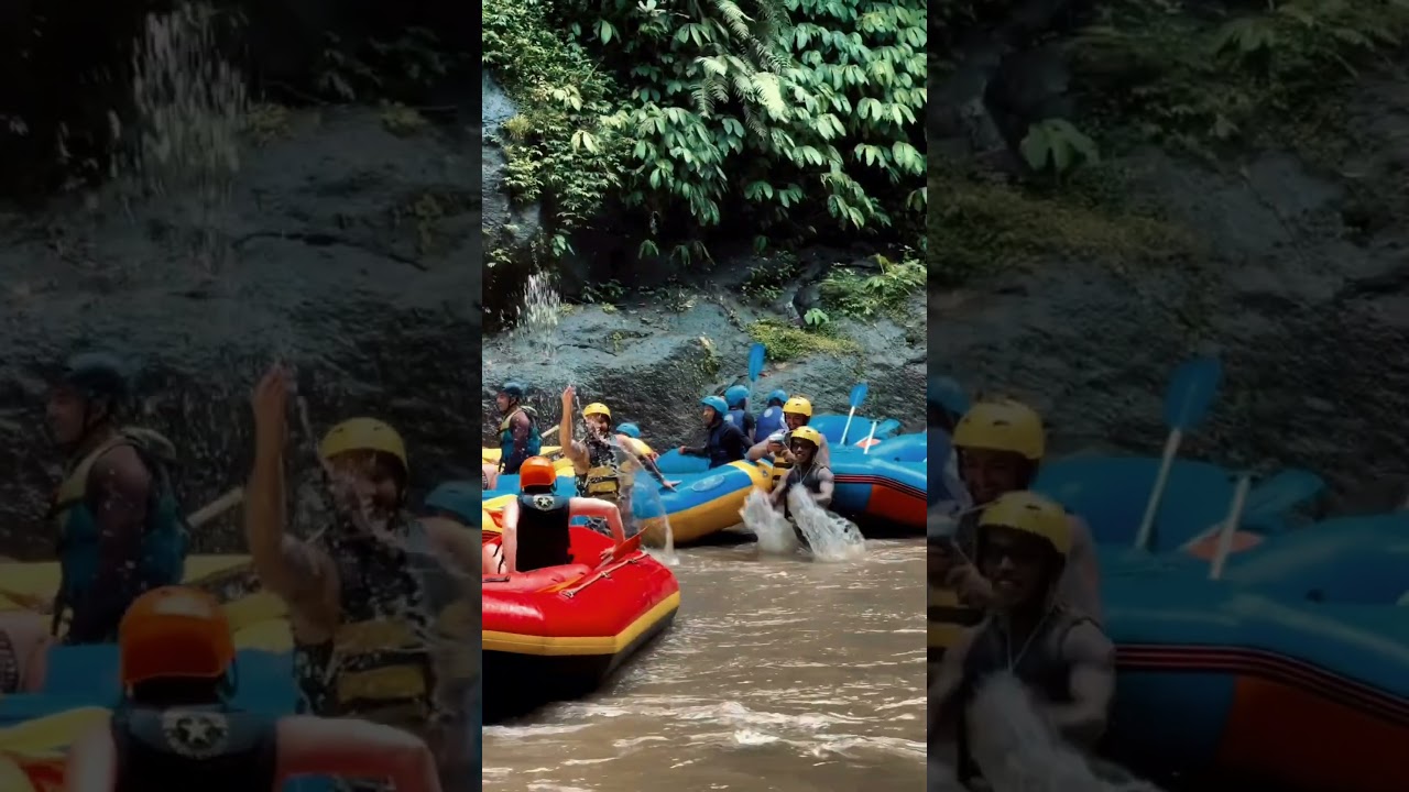 River rafting in Ubud Bali #rafting #waterrafting #ubudrafting #raftinginbali