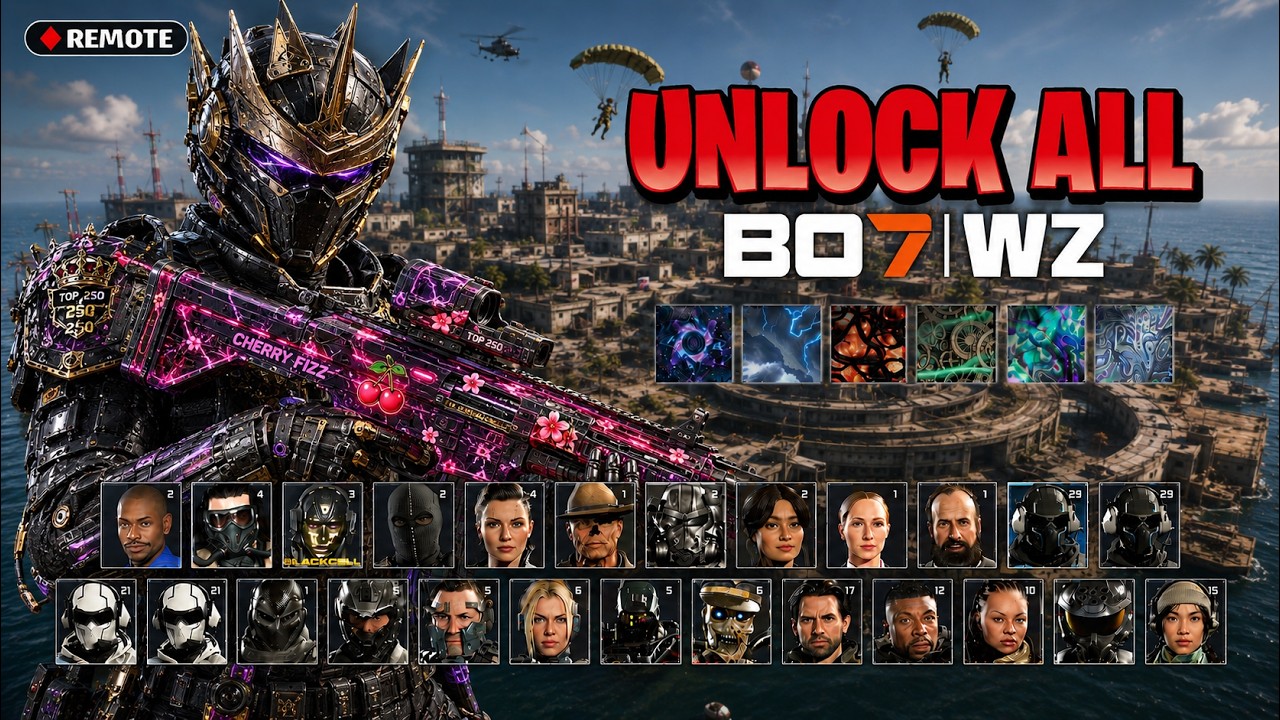 HOW I UNLOCKED EVERYTHING IN BLACK OPS 7 & WARZONE.... 🤯 (UNLOCK TOOL)