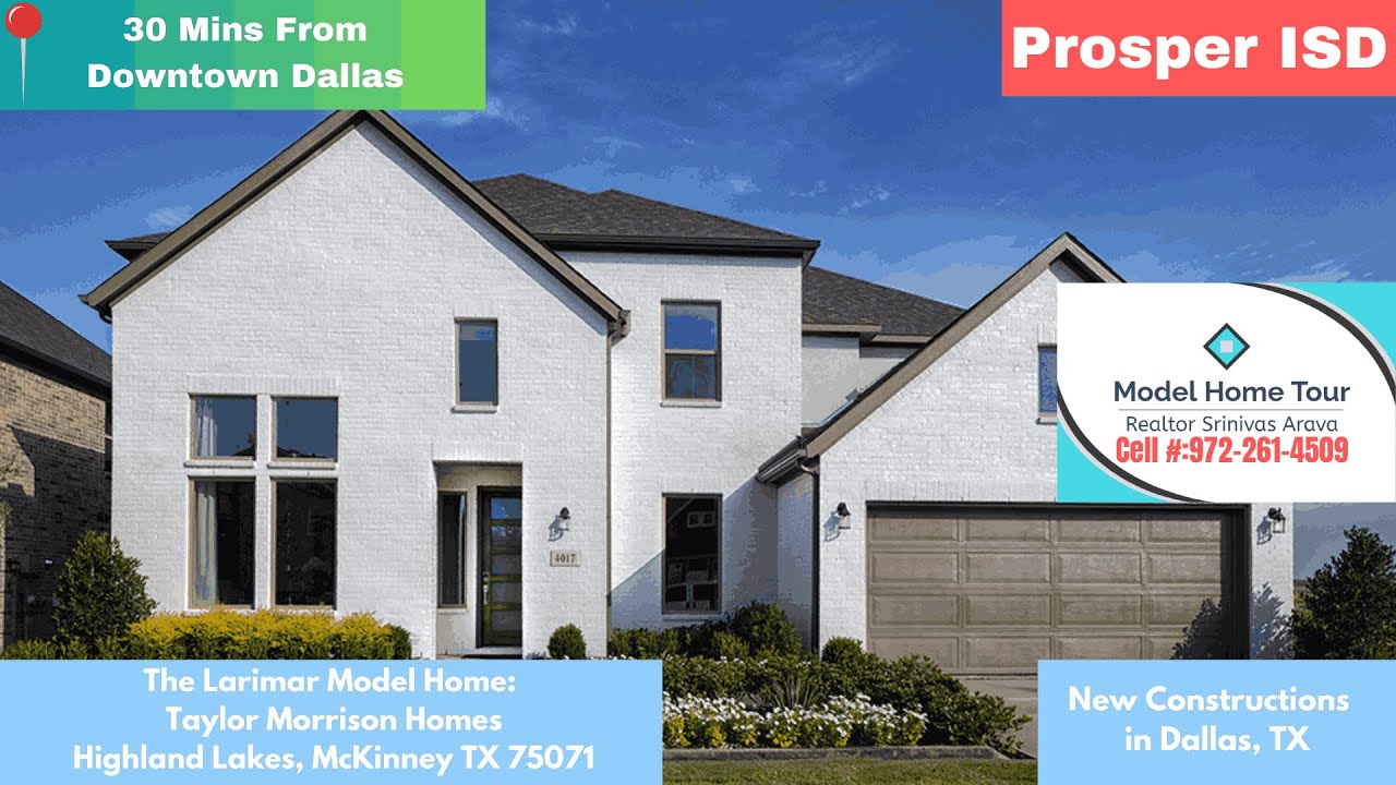 Taylor Morrison Homes Larimar Model - Highland Lakes, McKinney TX | Homes Selling Fast! 