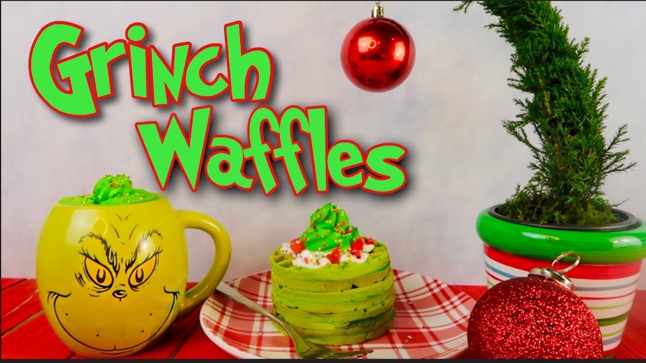 Grinch Waffles- Copycat IHOP | Christmas Breakfast 2020
