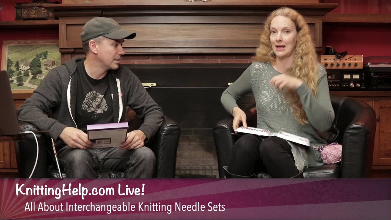 KnittingHelp Live! Show #5 Interchangeable Knitting Needle Sets: Denise, Knitter's Pride, HiyaHiya