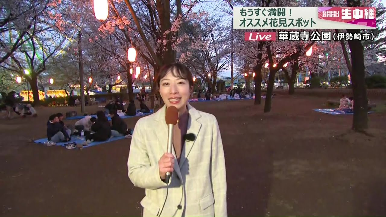 【がるがる生中継】おススメ花見スポット　華蔵寺公園（伊勢崎市）から中継！(25/04/04)