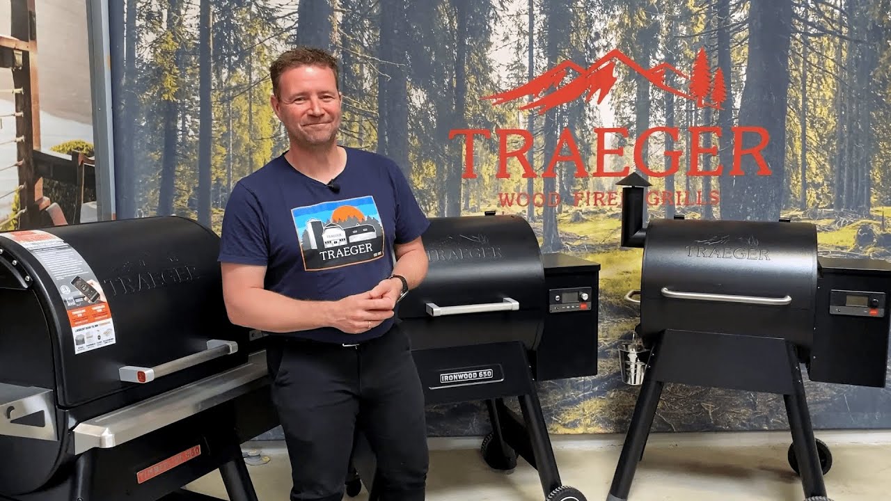 Sammenligning af Traeger Pro, Ironwood og Timberline