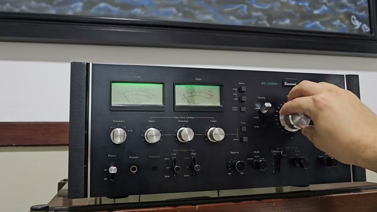 Sansui Au-20000 Stereo Amplifier Amazing Condition Reccaped