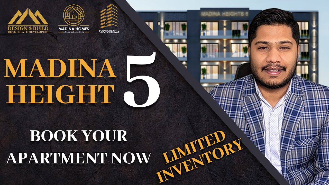 Limited Inventory Available On Old Prices | Madina Height 5 | Grab The Opportunity | Design & Build