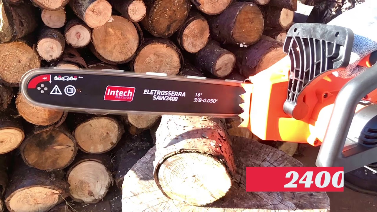 Motoserra el&eacute;trica 2400w INTECH MACHINE #krugerferramentas #motoserra #motoserraeletrica