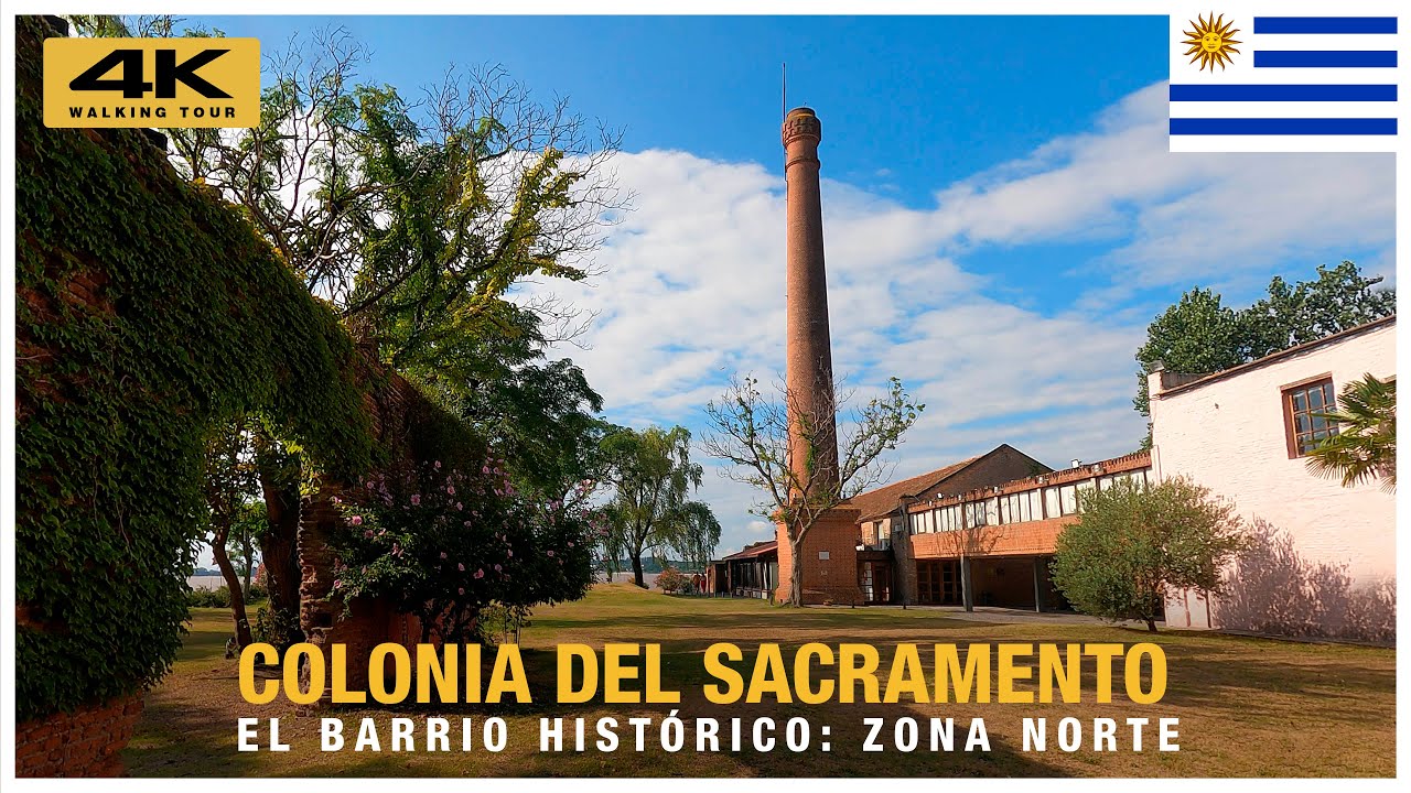 🇺🇾 COLONIA DEL SACRAMENTO: Parte 1/2 | URUGUAY | WALKING TOUR #4k | Conoce Colonia del Sacramento!