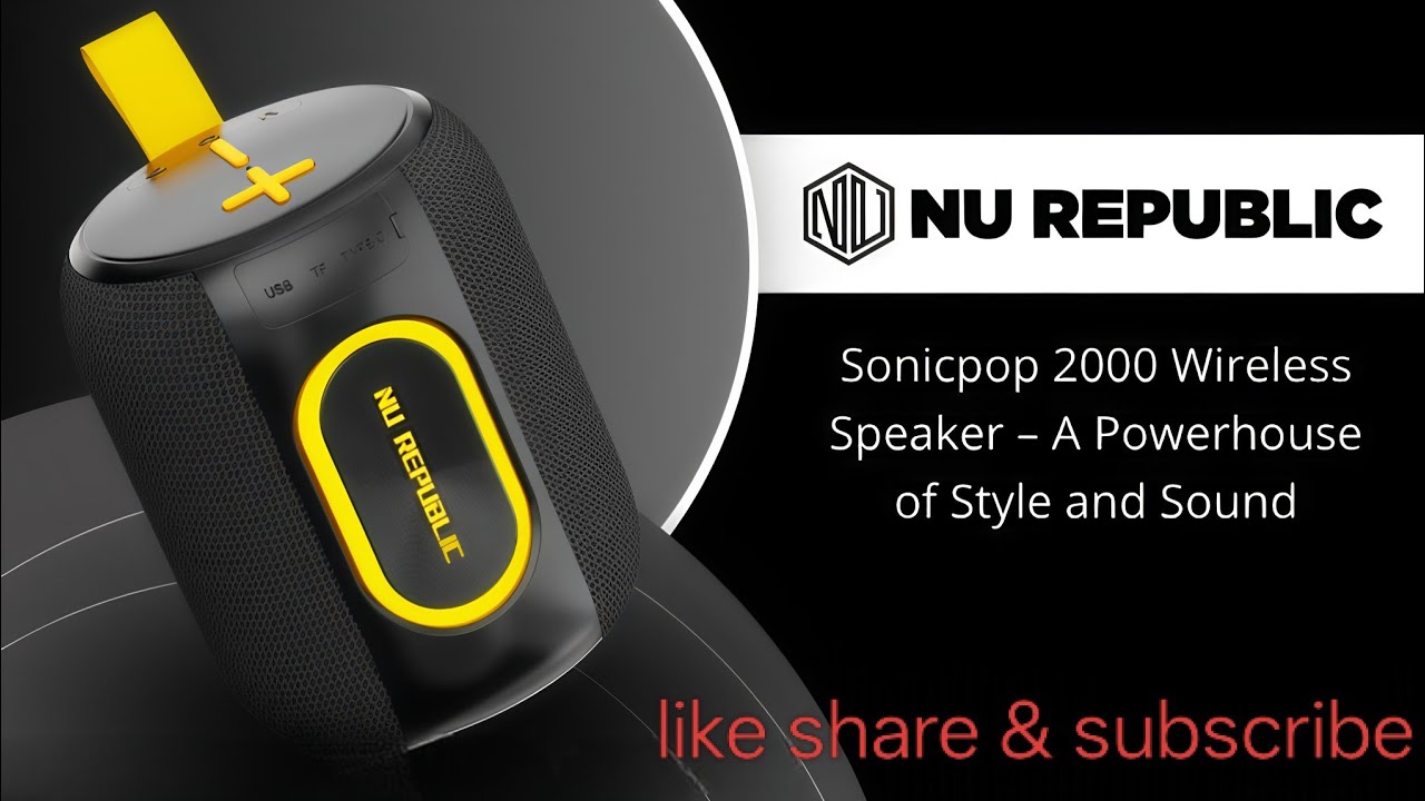 Nu republic blutooth speaker/ after six day use review #teck video 🙂