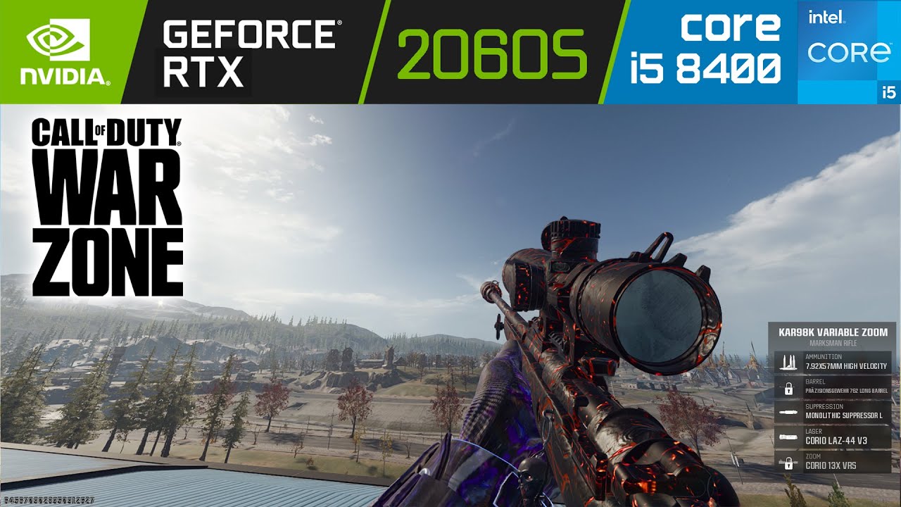 RTX 2060 Super + Core i5 8400 | Call of Duty Warzone