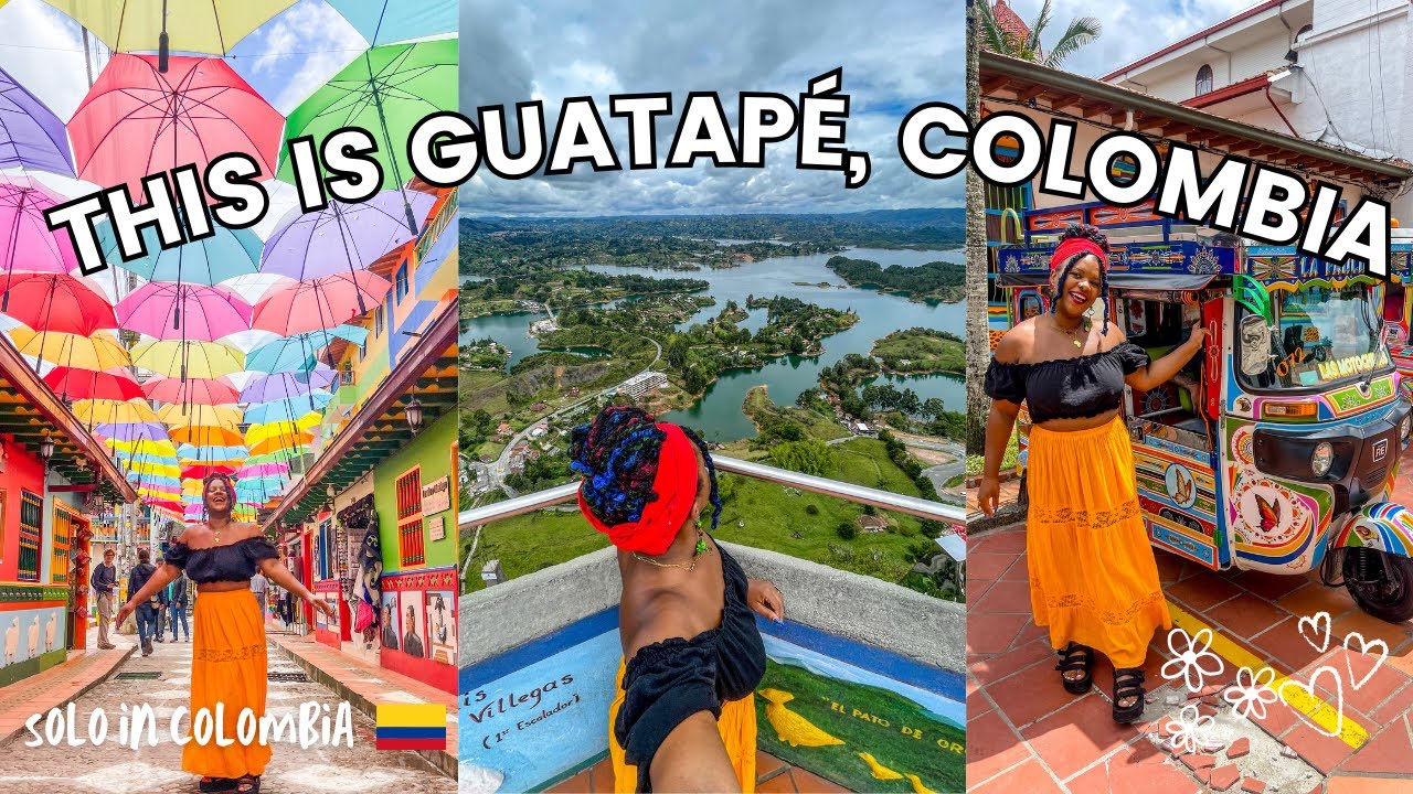 A day in colorful guatapé, colombia 🇨🇴  | day trip from medellín, solo travel diaries, new friends