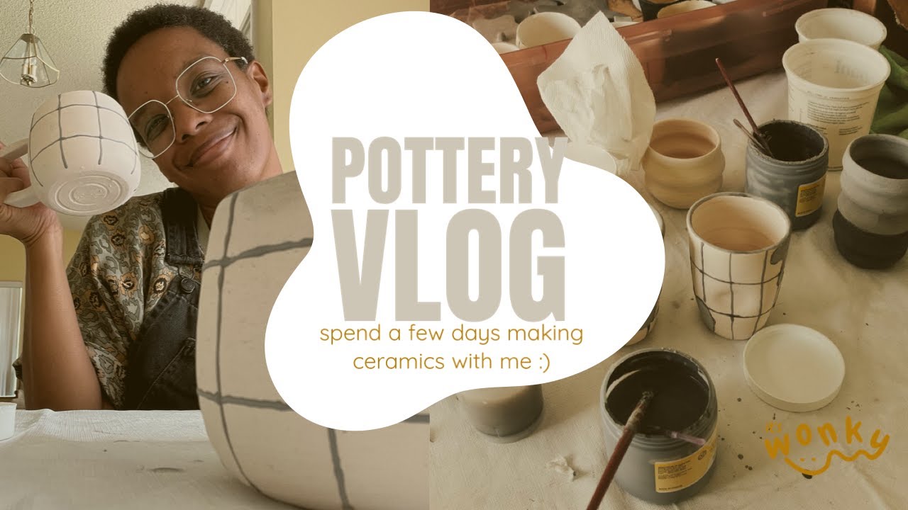 making pottery at home ~ pottery studio vlog 014