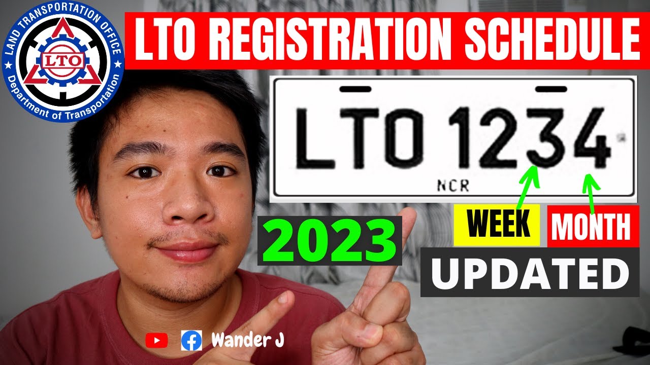 LTO MV REGISTRATION SCHEDULE | KAILAN BA DAPAT MAGPAREHISTRO NG MOTOR VEHICLE sa LTO? | UPDATED