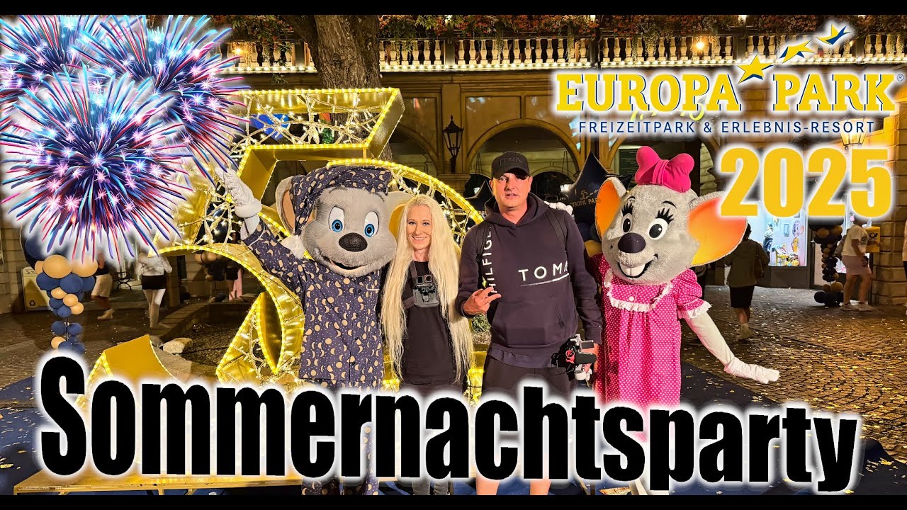 Mega Jubiläums Sommernachtsparty im Europa-Park 2025, auf die nächsten 50 Jahre Vlog (POV)