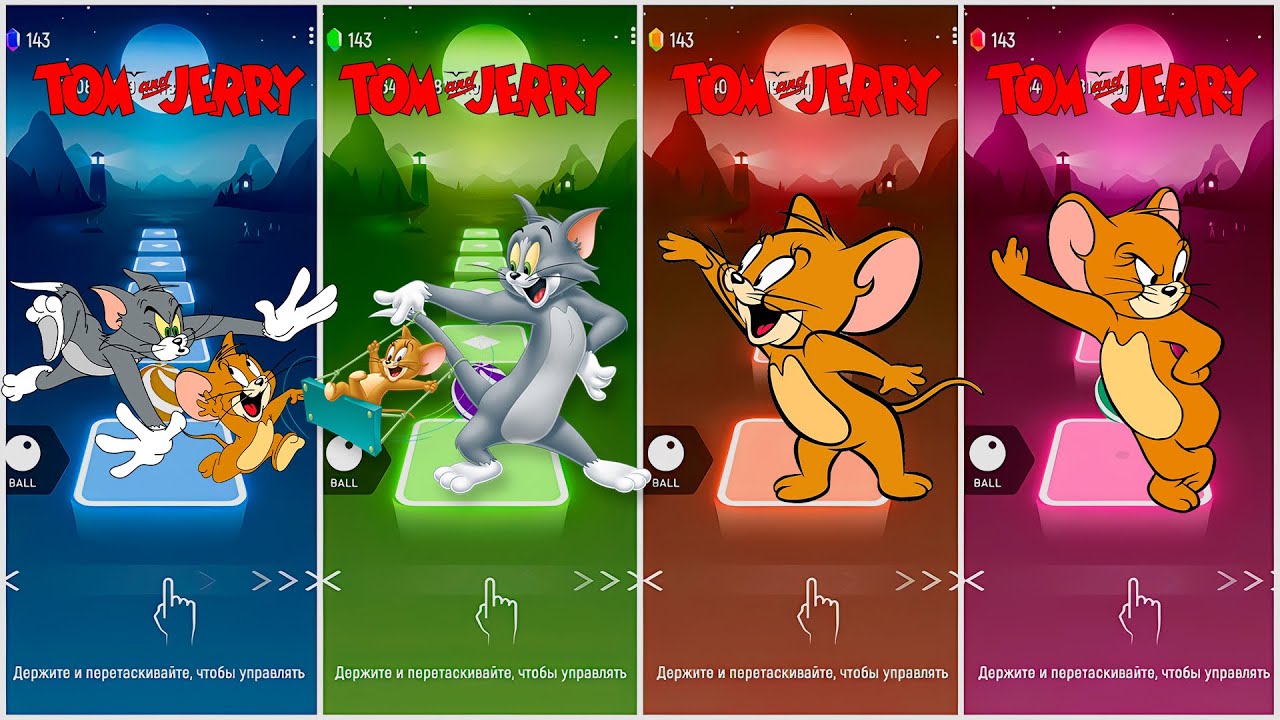 Tiles Hop // Tom and Jerry  // Coffin Dance