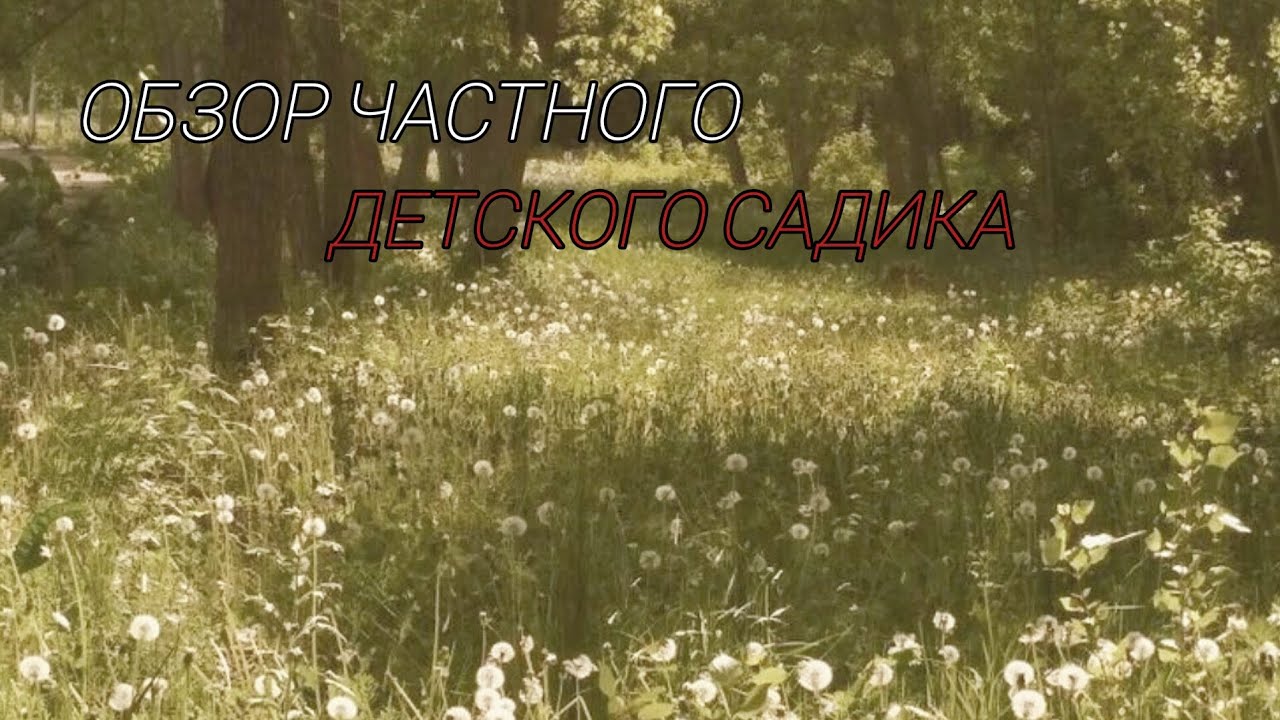 Обзор частного детского сада🍪💌