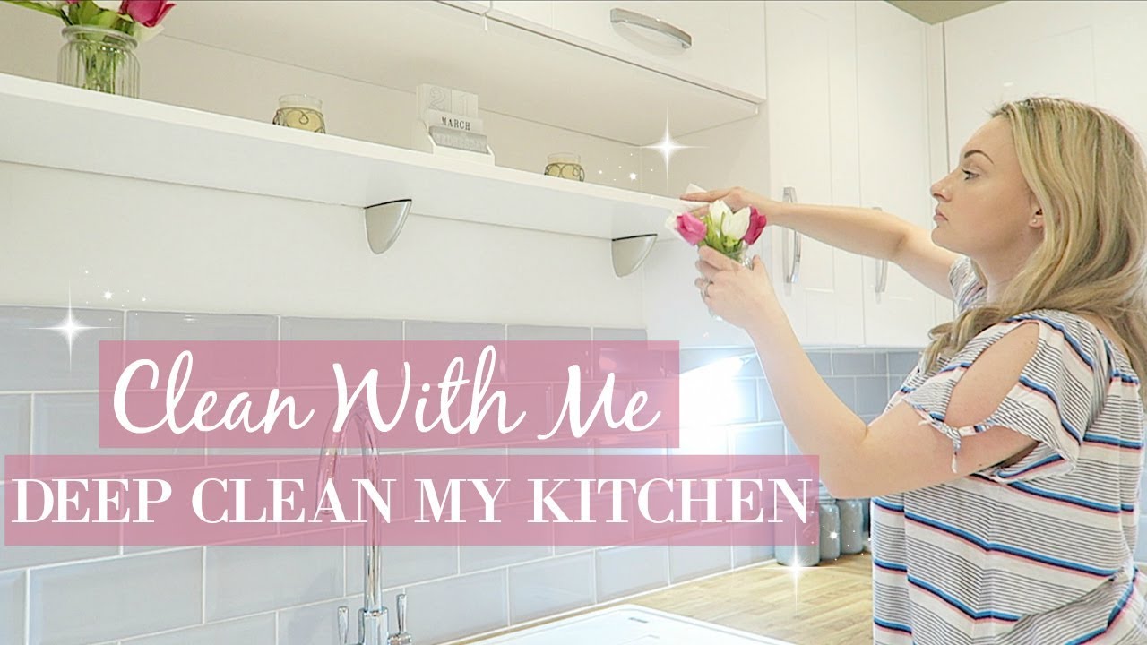 KITCHEN DEEP CLEAN, DECLUTTER AND ORGANIZE | KON MARIE METHOD | ULTIMATE EXTREME CLEAN WITH ME 2018