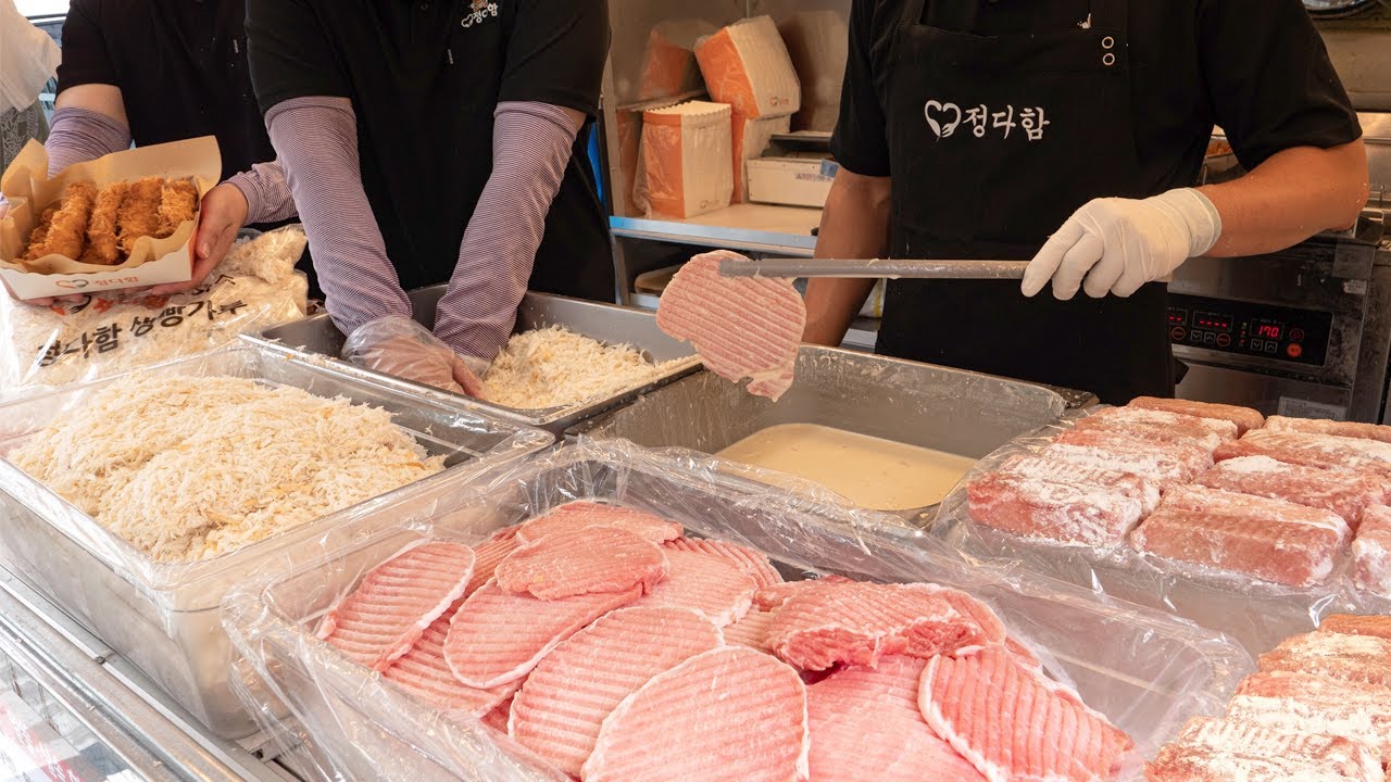 수요일만 목빠져라 기다리는? 5시간만에 2000장씩 팔리는 3500원짜리 푸드트럭 돈까스!  / Food truck handmade pork cutlet