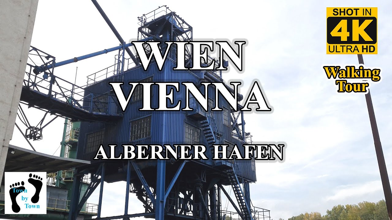 💥Alberner Hafen, Industriegel&auml;nde, City Walk, 4k, 60fps