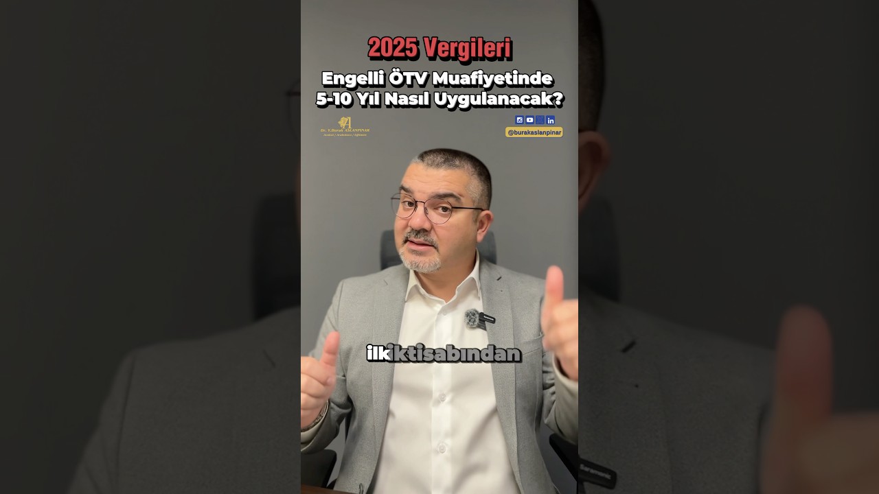 Engelli &Ouml;TV muafiyetinde 5 ve 10 yıl nasıl uygulanacak? #&ouml;tv #engelli&ouml;tvmuafiyeti #&ouml;tvmuaf