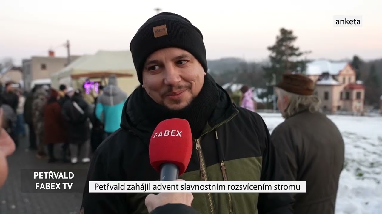 Petřvald - Vánoční jarmark a rozsvícení vánočního stromu před radnicí, 29.11.2025