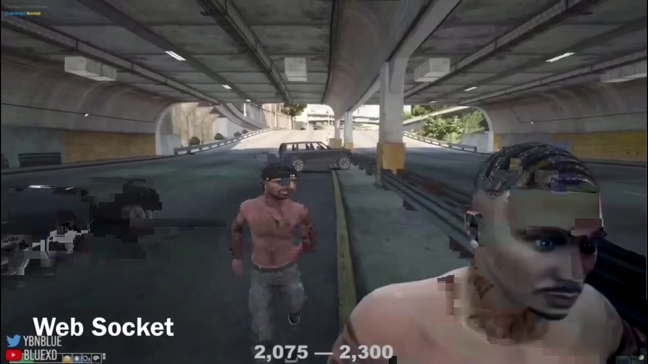 GTA RP | YBNBLUE CRASHES BIGEX NEW GTR! 😂 *VERY FUNNY* YBN LOS SCANDALOUS ( LaMarcus )