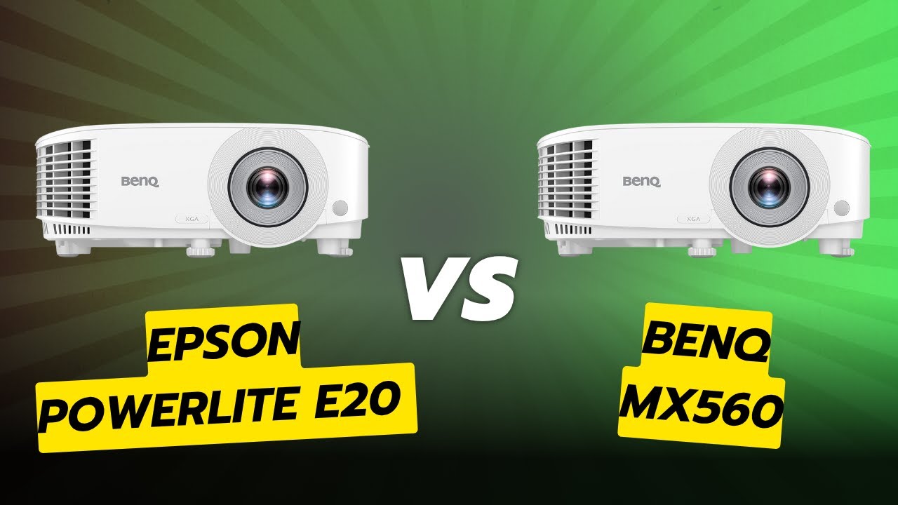 Projetor XGA 2025 – Epson PowerLite E20 vs BenQ MX560, Qual Escolher?
