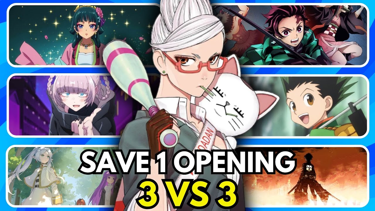 ANIME OPENING BATTLE | 3 VS 3 ✅❌ POPULAR OPENINGS Edition