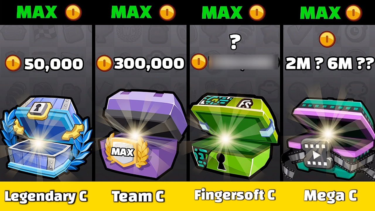 😱 WHICH CHEST GIVES MORE COINS ? IN - Hill Climb Racing 2
