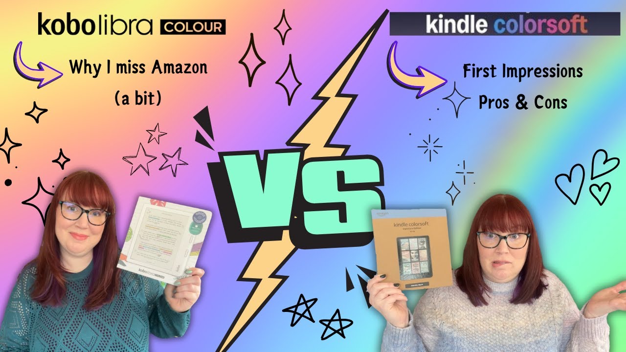 Kindle Colorsoft против Kobo Libra Colour — битва электронных книг