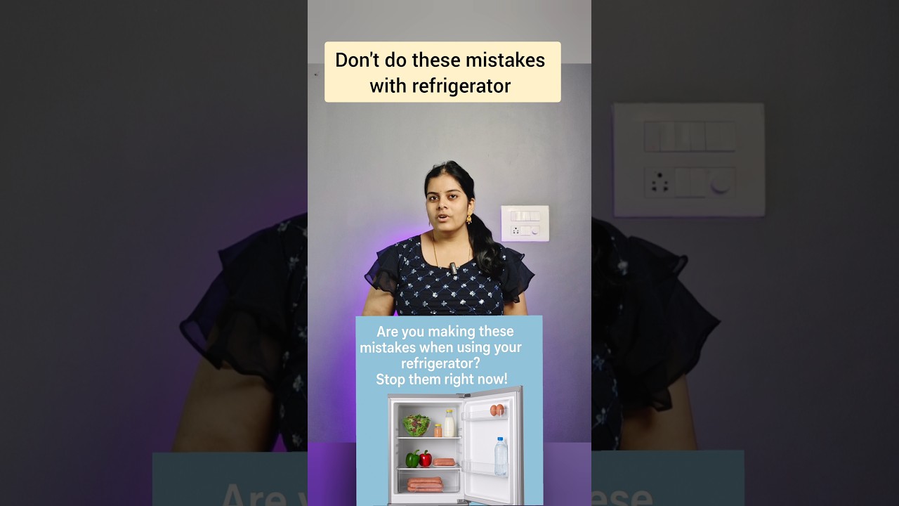 5 Common Fridge Mistakes You Must Avoid #FridgeTips #HomeHacks #KitchenMistakes #SaveElectricity