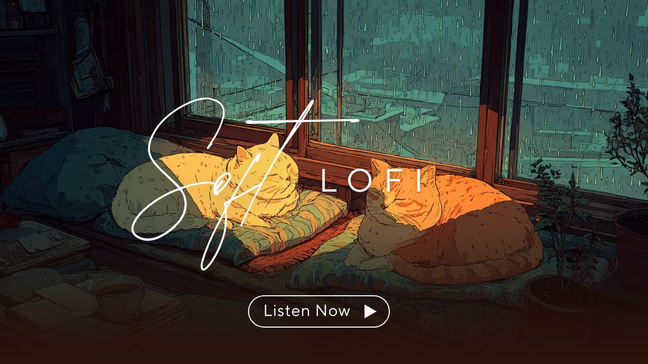 A quiet winter night, rain outside the window ❄️🌧️ | cozy lofi beats
