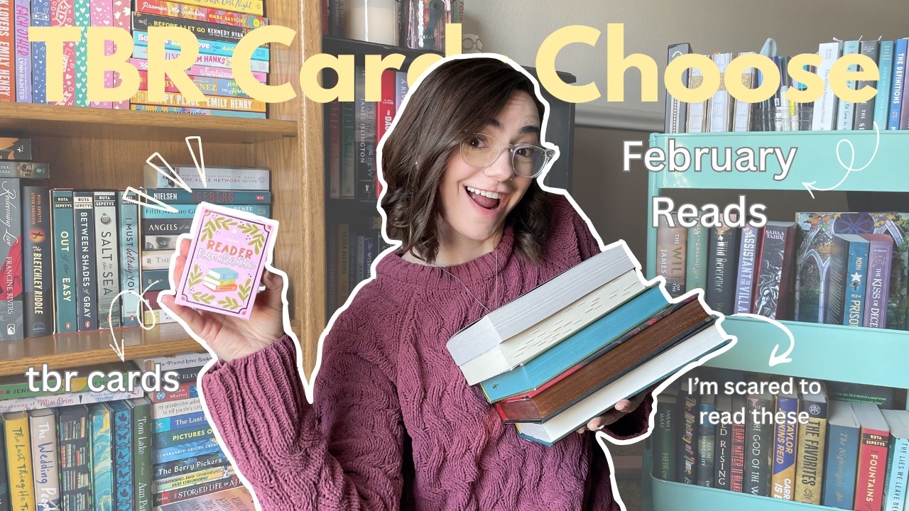 TBR Cards Choose My February Reads! ♥️🌹💌