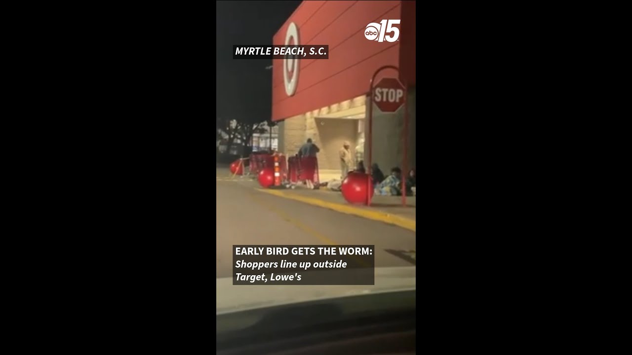 Shoppers line up for Black Friday