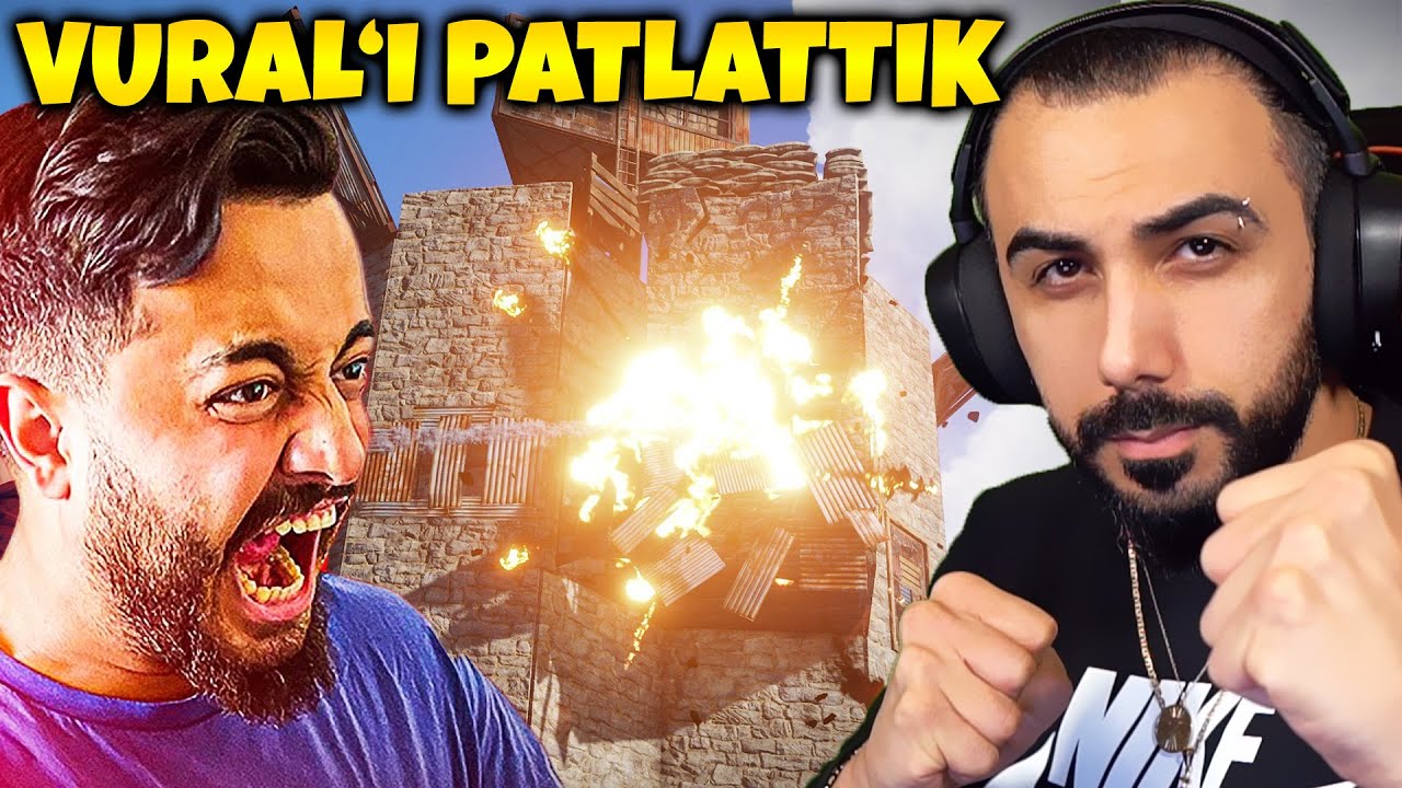 VURAL ÜZÜL'Ü PATLATTIK!! RUST'TA TARİHİ RAİD! @vuraluzul  | Barış Can