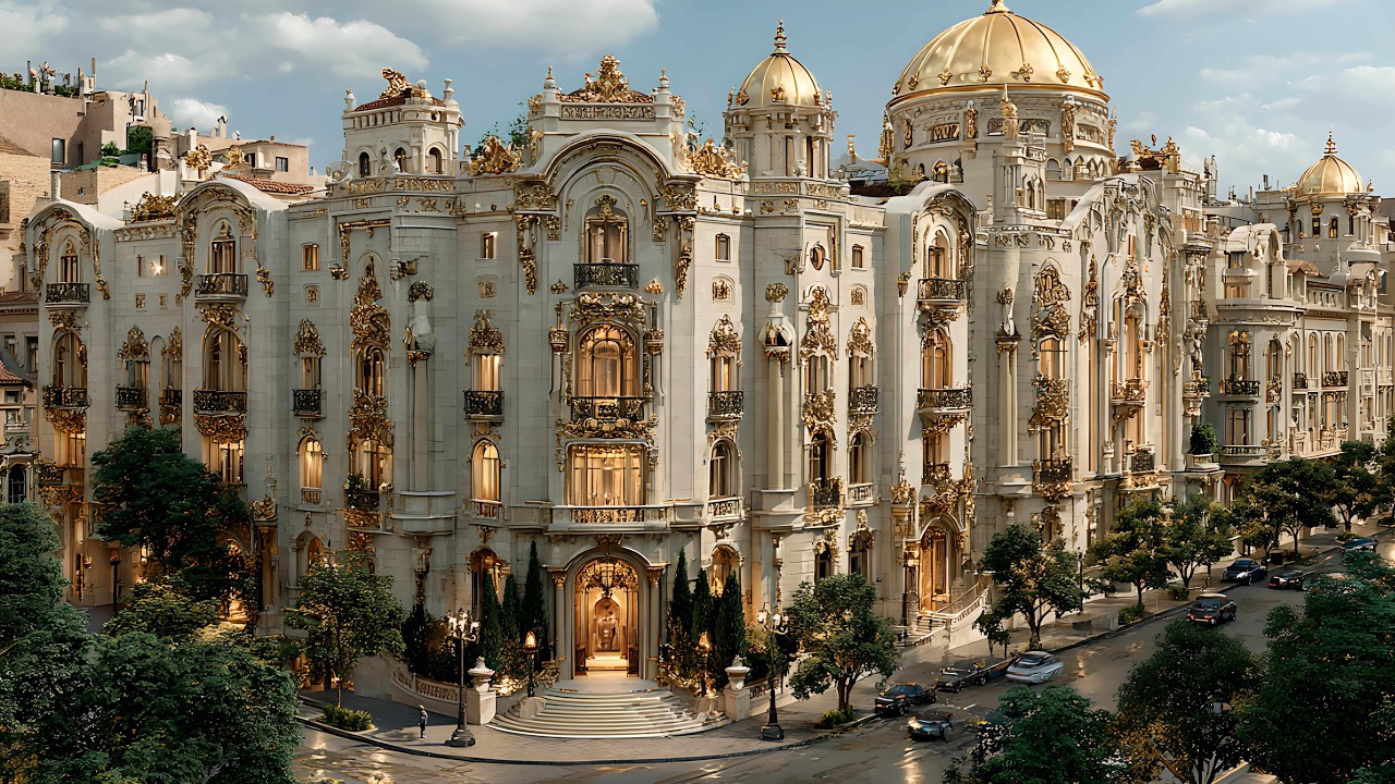 Step Into Grand Mansions of Luxury and Gold: Where Every Detail Reveals a Story of Elegance