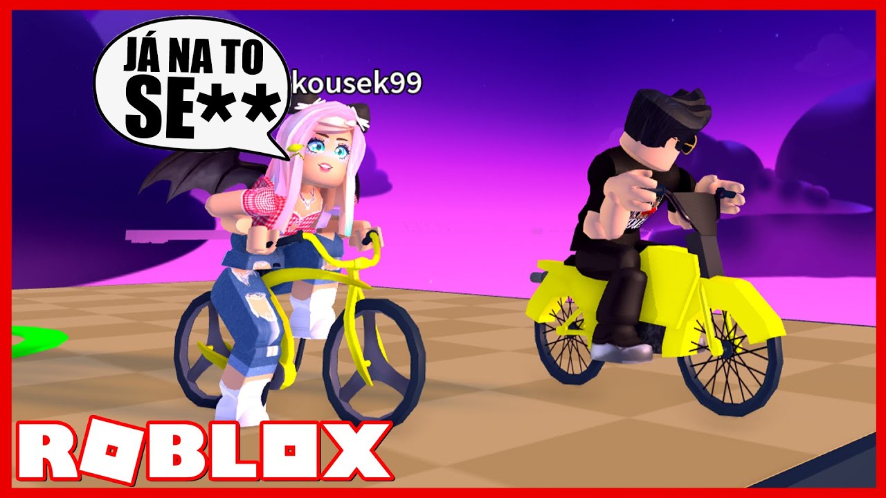 DALI JSME REKORD VE SMRTÍCH!😂 Roblox Obby But You're on a Bike w/@Makousek