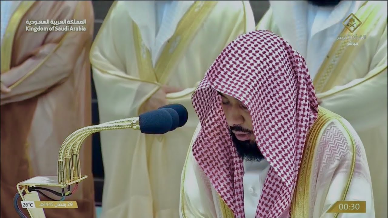 تلاوة تاريخية بإبداع منقطع النظير يرتل د. عبدالله الجهني سورة إبراهيم | تهجد ليلة 29 رمضان 1445هـ
