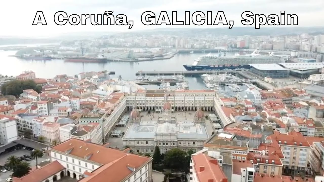 Drone A Coruña, Spain | GALICIA | North Atlantic Ocean | Castillo de San AntónCastillo de San Antón
