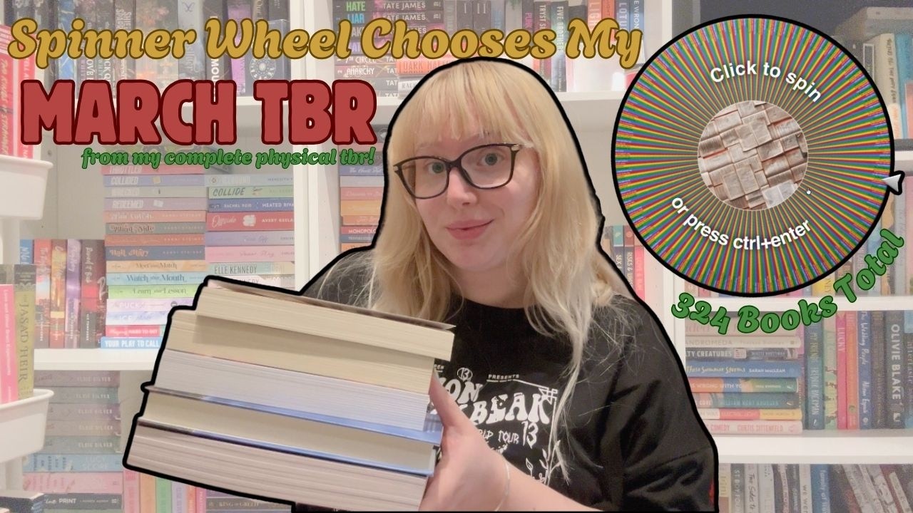 Spinner Wheel Chooses My March TBR ☘️🎡📚 From 324 Physical TBR Books!!!