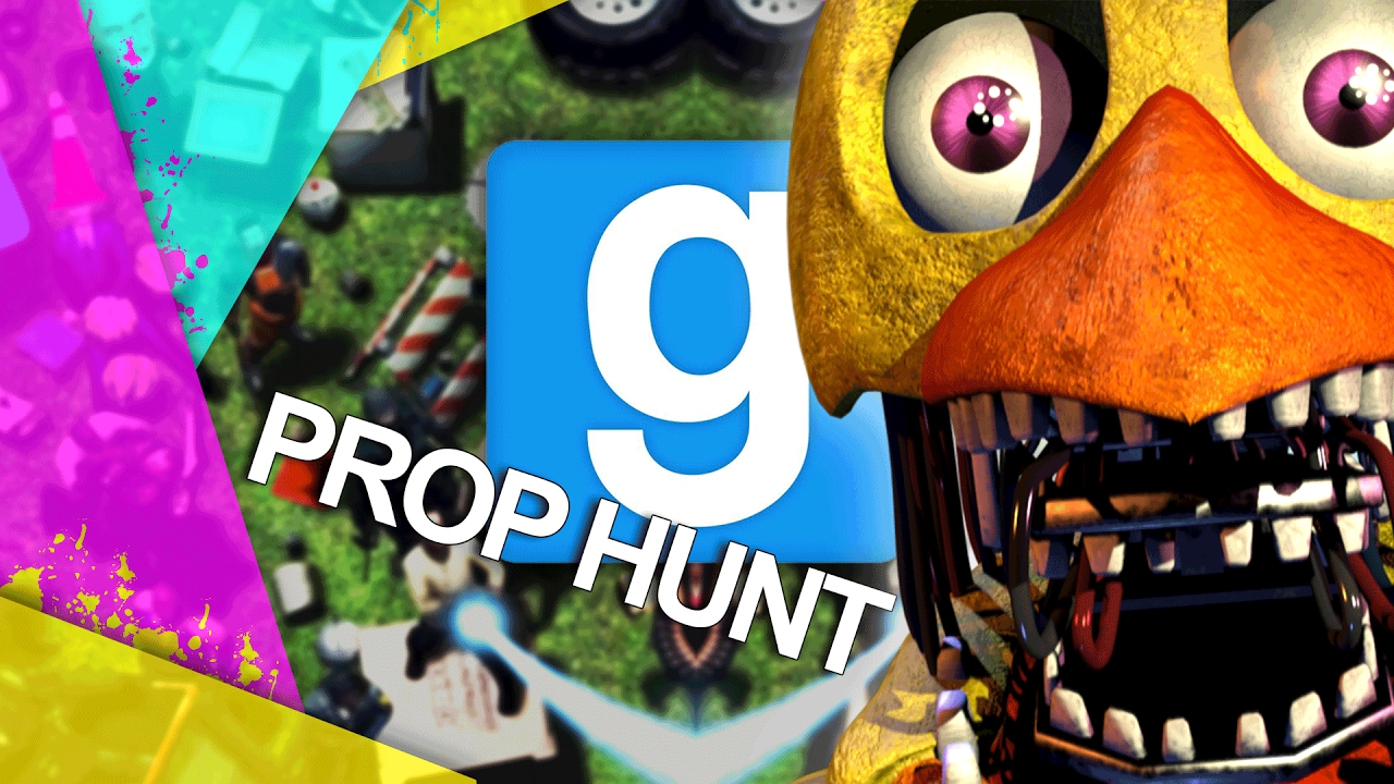 DE JUMPSCARES! | GMOD Prop hunt