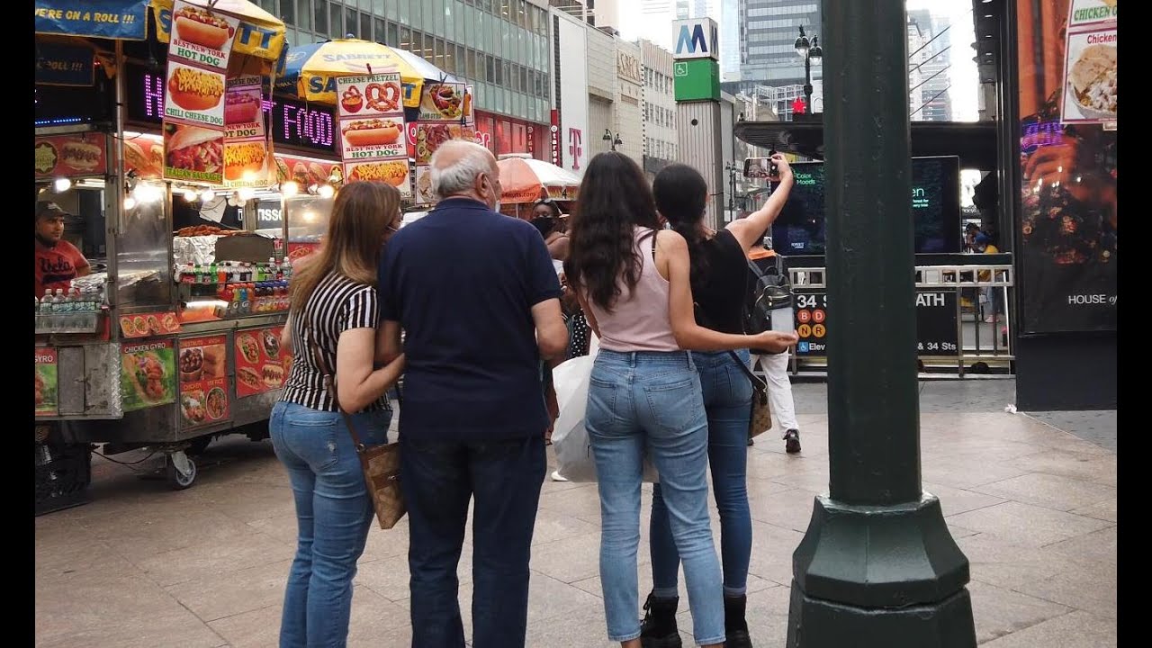 ⁴ᴷ⁶⁰ Walking NYC Midtown Manhattan from 33rd & Park to Times Square (August 17, 2020)